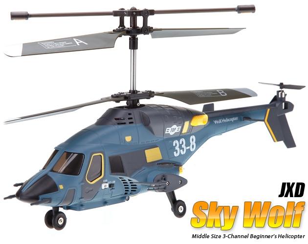 Foto JXD cielo Lobo Mini RC helicóptero w / Gyro (azul)