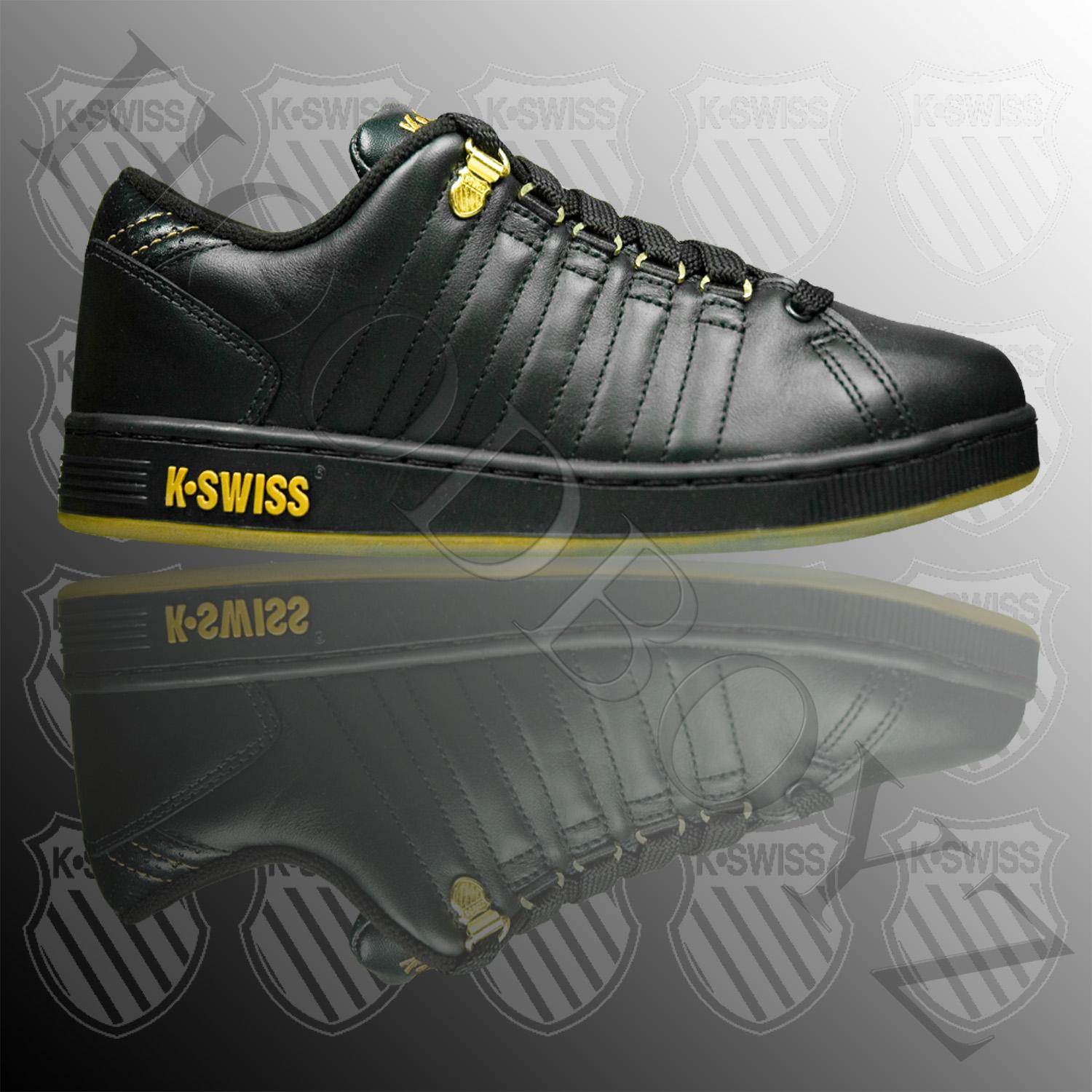 Foto K-swiss Lozan Tongue Twister La Zapatilla De Deporte Bajo Negro Oro