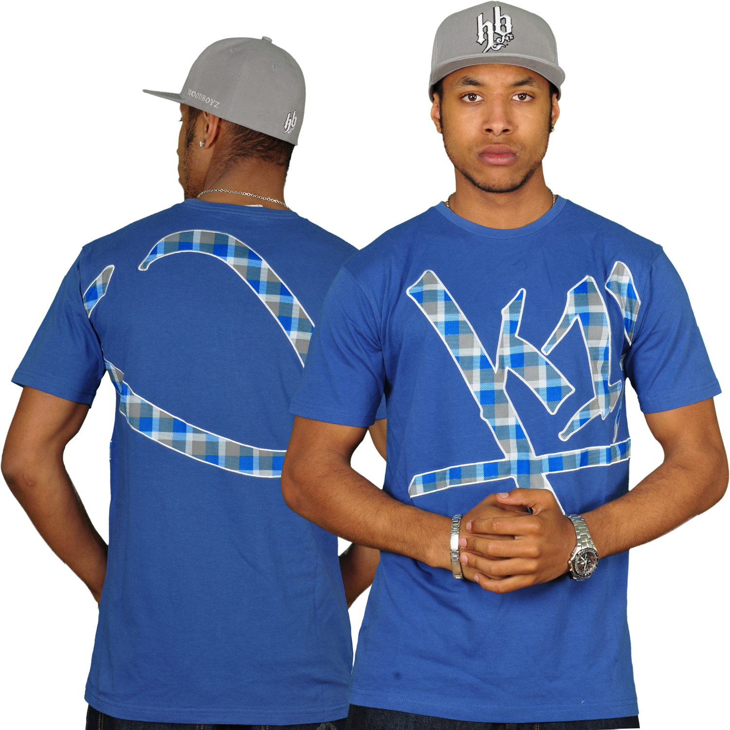 Foto K1x Warp Aruond Hombres T-shirt Azul