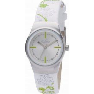 Foto Kahuna KLS-0095L Ladies white embroidered strap watch By Kahuna Watch