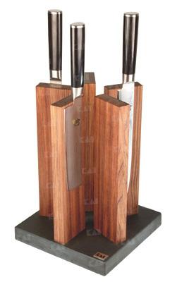 Foto KAI Messerblock Stonehenge Redwood Messer