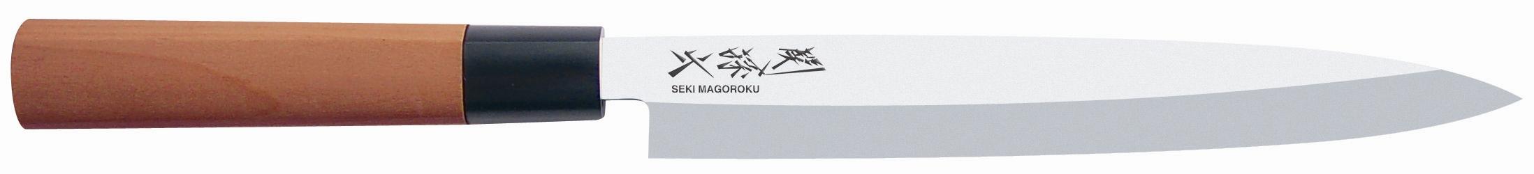 Foto KAI Yanagiba SEKI MAGOROKU Red Wood 21,0 cm (MGR-210Y)
