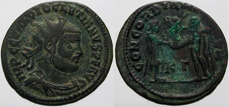 Foto Kaiserliche Prägungen Antoninian 295/296, Kyzikos