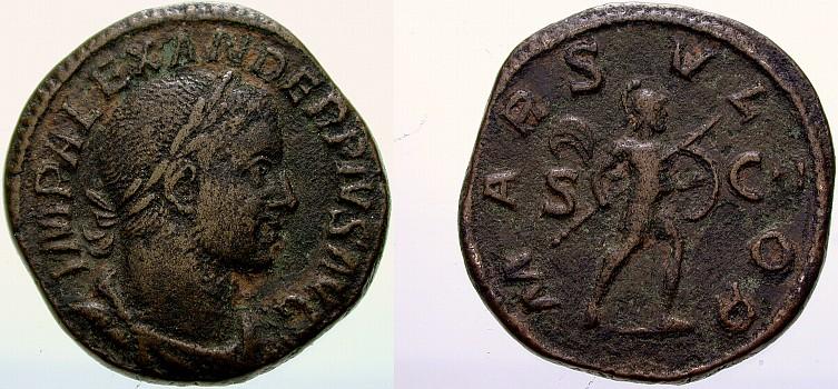 Foto Kaiserliche Prägungen Sesterz 231/235, Rom