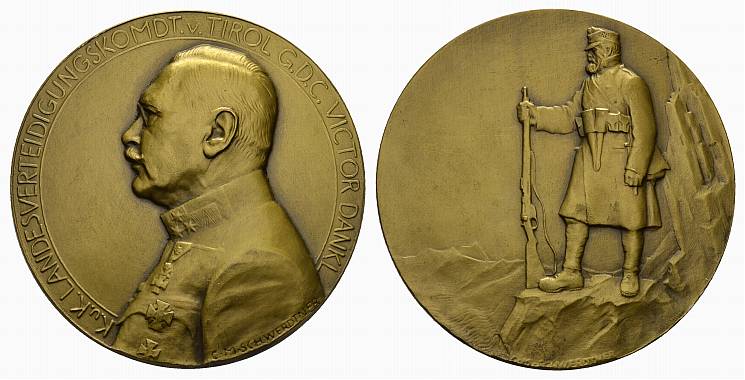 Foto Kaiserreich ÖSterreich Bronzemedaille o J