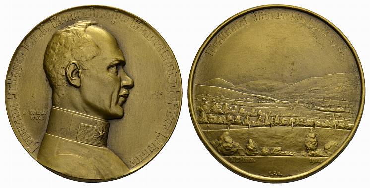 Foto Kaiserreich ÖSterreich Bronzemedaille (v O Thiede) 1916