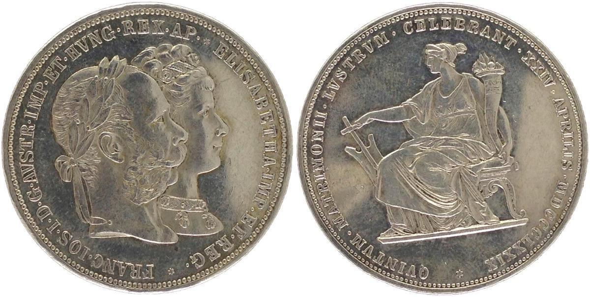 Foto Kaiserreich ÖSterreich Doppelgulden 1879