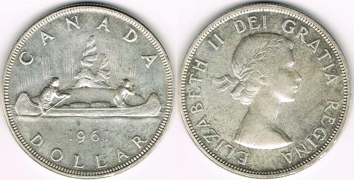 Foto Kanada 1 Dollar 1961