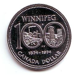 Foto Kanada 1 Dollar 1974
