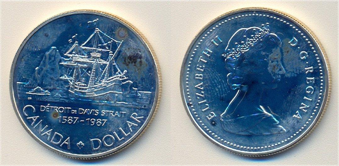 Foto Kanada 1 Dollar 1987