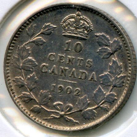Foto Kanada 10 Cents 1902