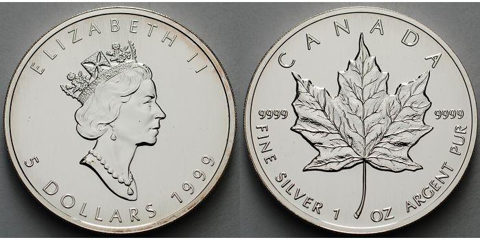 Foto Kanada 5 $ 1999