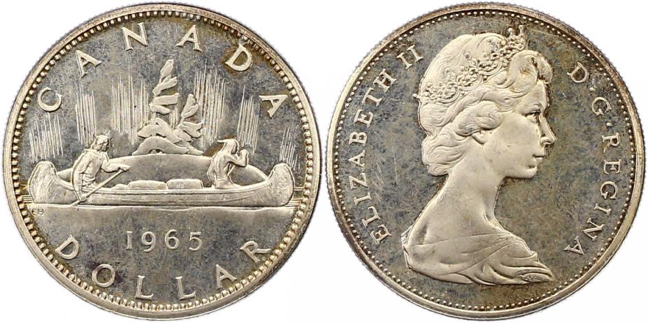 Foto Kanada Dollar 1965