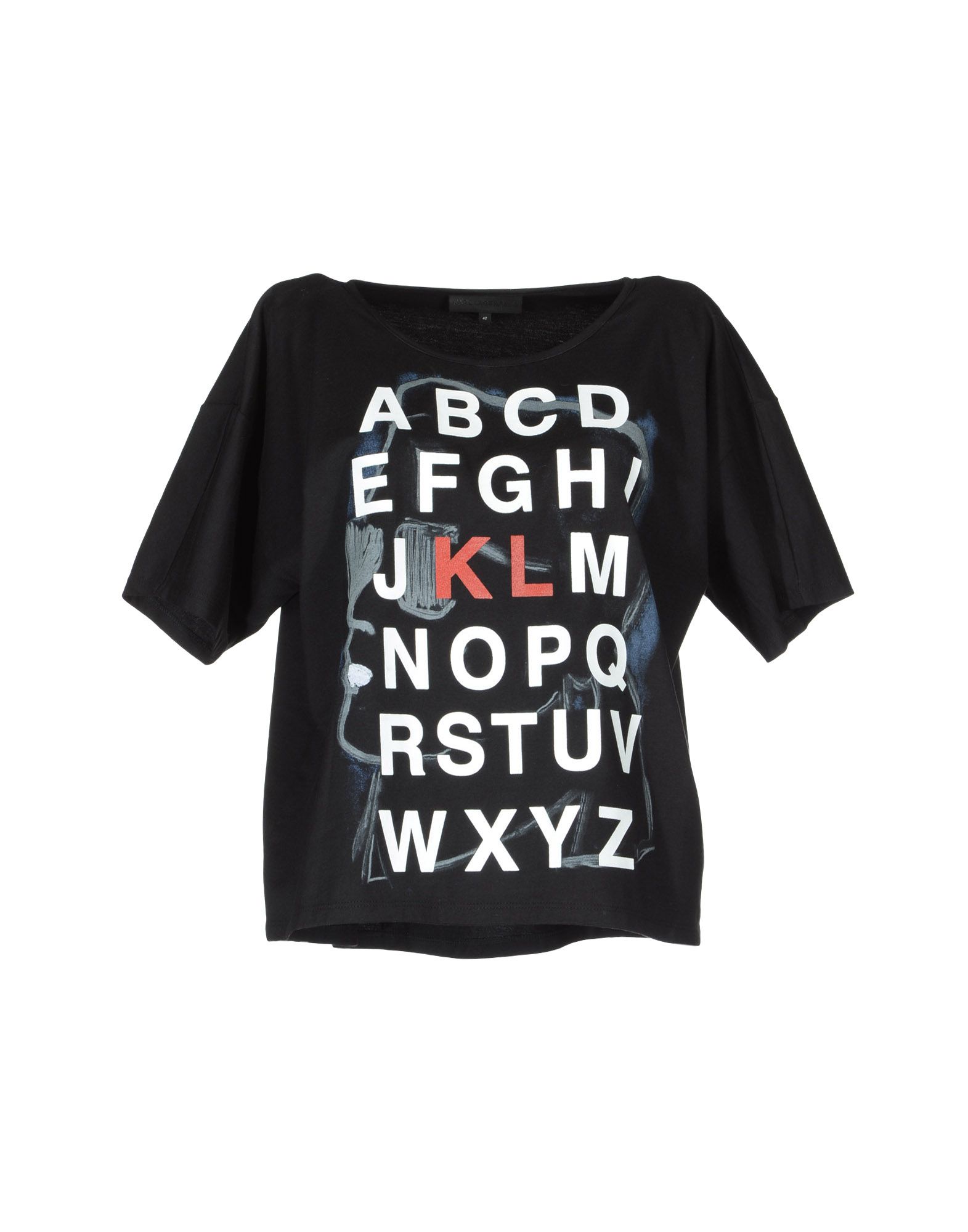 Foto Karl By Karl Lagerfeld Camisetas De Manga Corta Mujer Negro