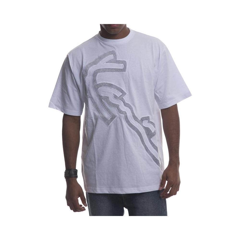 Foto Karl Kani Camiseta Karl Kani: Mixed Fabrics Diagonal Logo WH Talla: S