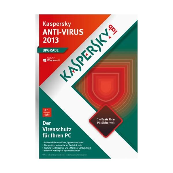 Foto Kaspersky Lab Anti-Virus 2013 1u 1y Base