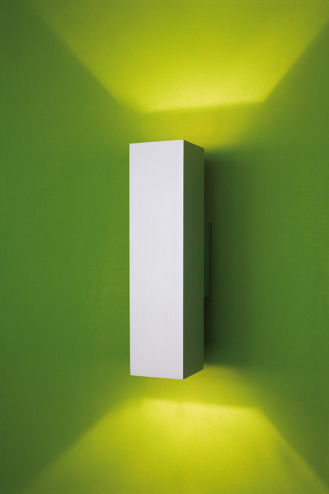 Foto KB Form Bastina HV 50°, Polvo blanco de alto brillo recubiertos Wandleuchte