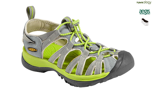 Foto Keen Whisper Lady Neutral Gray/Bright Chartreuse (Modell 2013)