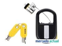 Foto kensington microsaver retractable - bloqueo de cable de segu