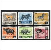 Foto Kenya 1966 Various animals Scott 20, 24-8 Scott 20, 24-8 MNH Topical: Fauna