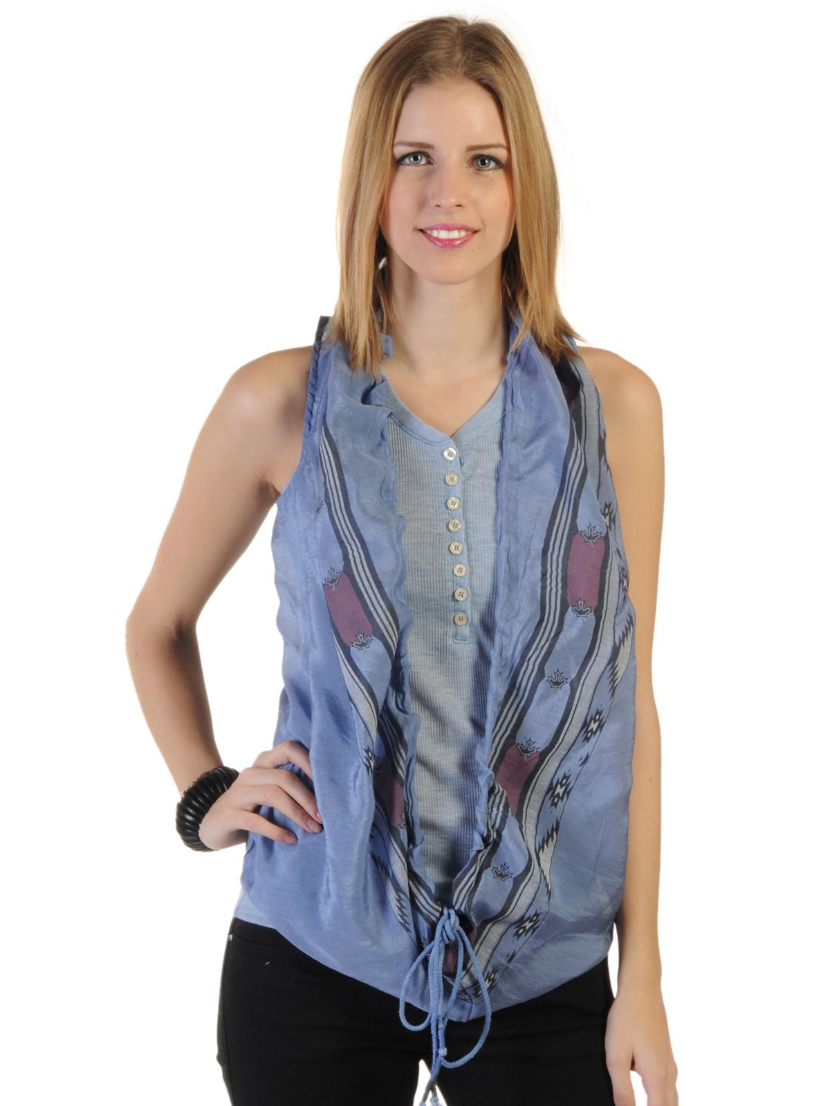 Foto Khujo Ludas top azul XL