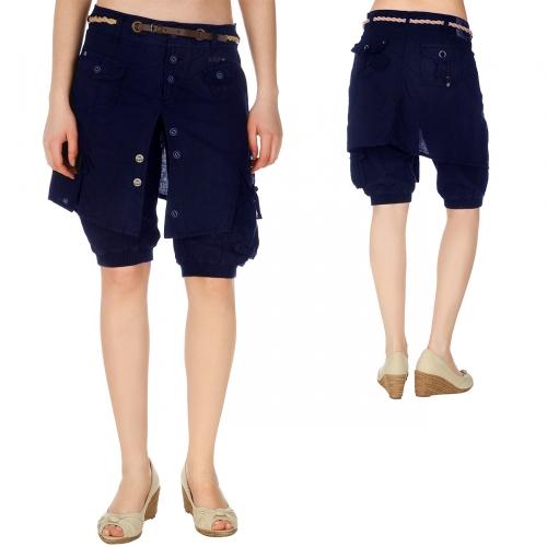Foto Khujo Pims II Bt pantalones cortos azul talla W 27 (aprox. 73cm)