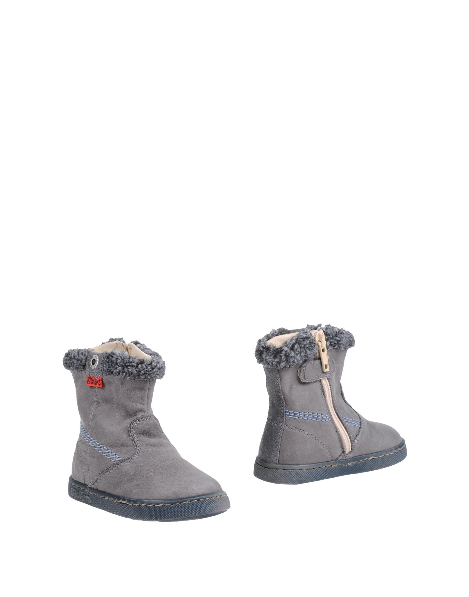 Foto Kickers Botines De CañA Alta Niña Gris