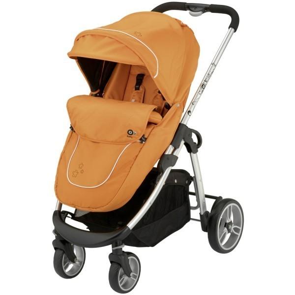 Foto Kiddy click'n move 2, silla paseo bebé reversible cubrepiés Naranja