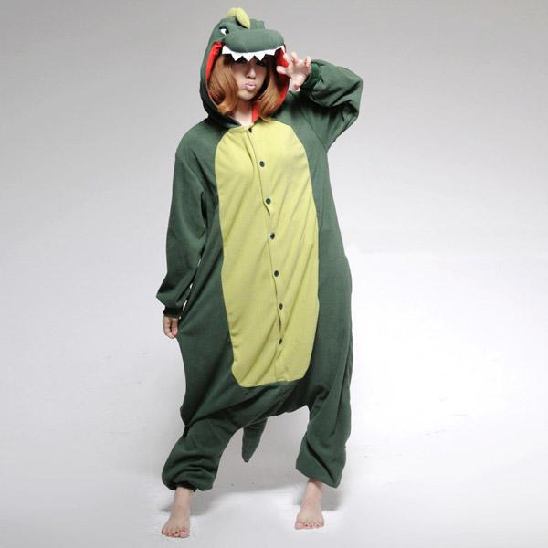 Foto Kigurumi Disfraz de Dinosaurio Cosplay Pijama Unisex Adultos