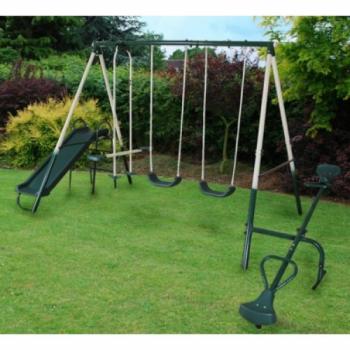 Foto Kingfisher 5 piezas Garden Swing And set de juego Slide