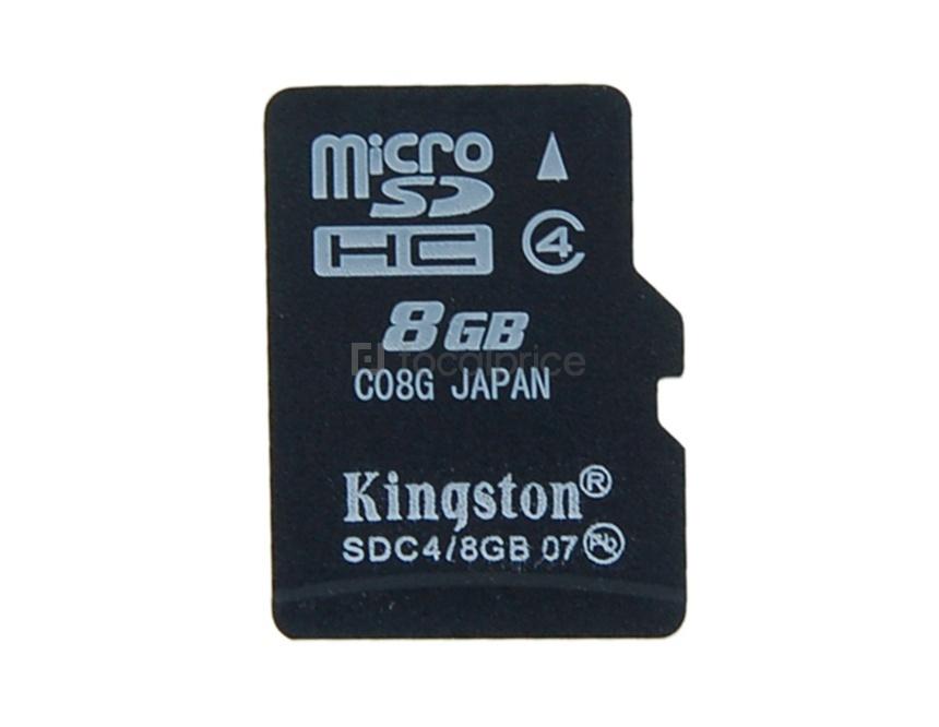 Foto Kingston 8GB Class 4 Micro-SDHC TF (Negro)