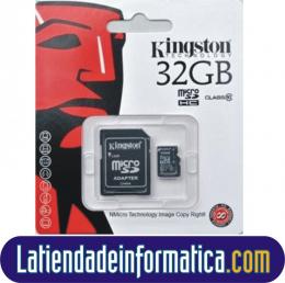 Foto Kingston En Barcelona: Kingston Memoria Micro Sd Hc 32Gb Class10