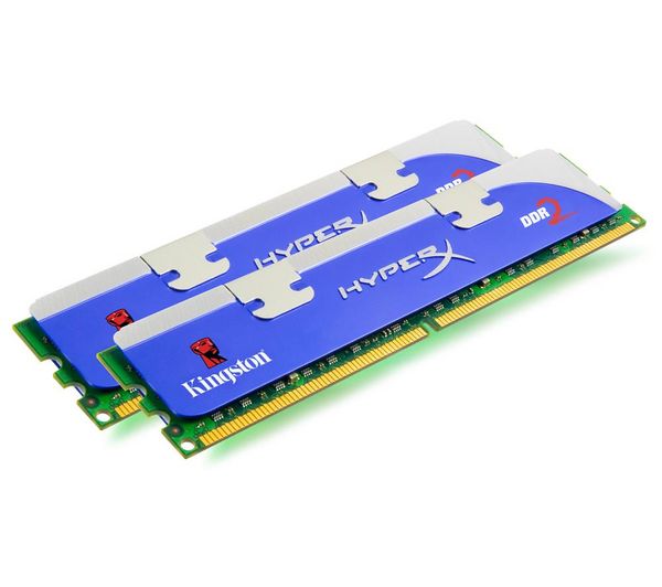 Foto Kingston Memoria PC HyperX 2 x 2 GB DDR2-1066 PC2-8500 CL5 (KHX8500D2K2/4G)