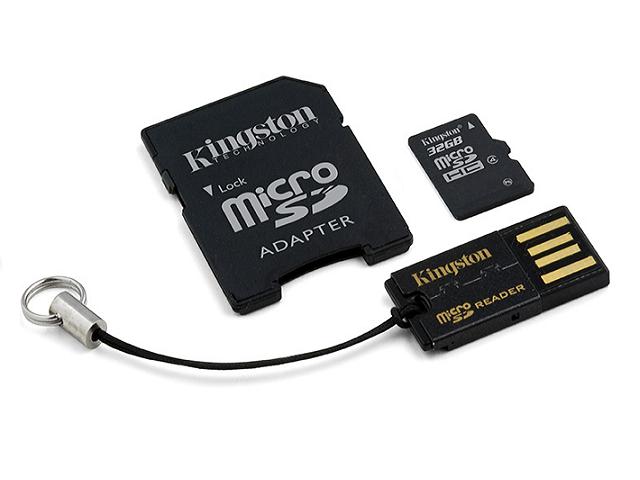Foto Kingston Mobility Kit. Tarjeta De Memoria Micro Sd 32gb