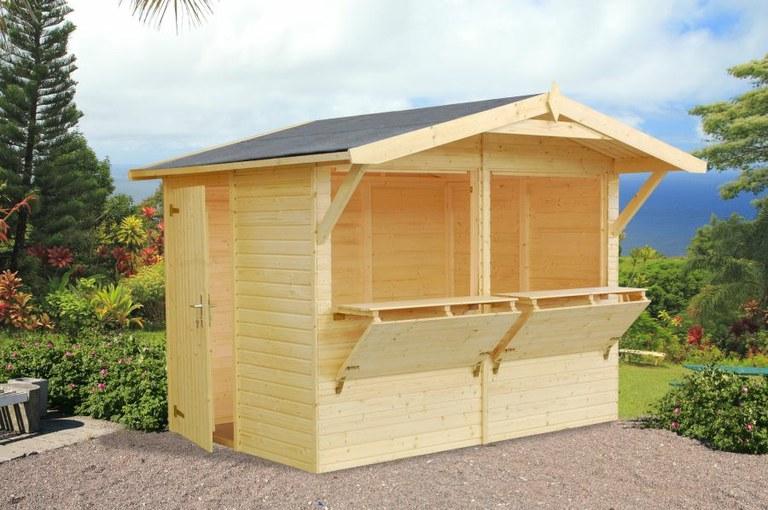 Foto Kiosko de madera stella palmako 273x190cm