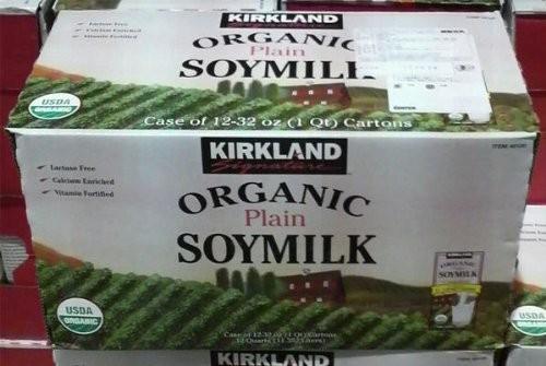 Foto Kirkland Signature Organic Soya Drink 12x946ml