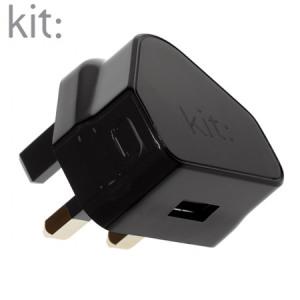 Foto Kit: Cargador de red Kindle Fuego HD Micro USB - 2.1A - Negro