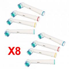 Foto kit 8 recambio cepillo diente electrico pa oral b flexisoft
