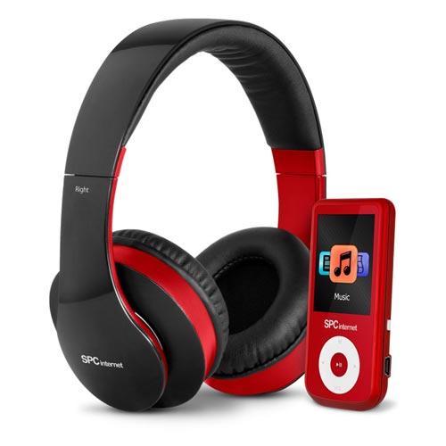 Foto Kit Auricular + Mp4 4gb Spc Internet 8454dj