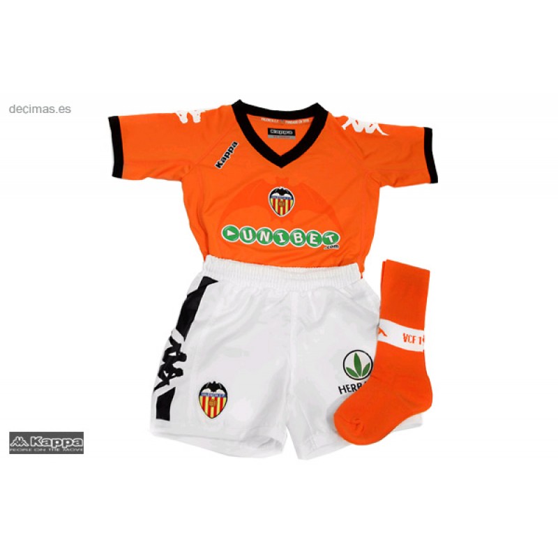 Foto Kit completo 2ª equipación valencia cf 10/11 - niño pequeño