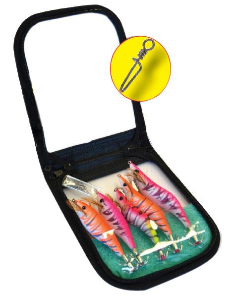 Foto kit de 5 jibioneras clee squid master egi stocker glow kit 5 anzuelos de varias puntas