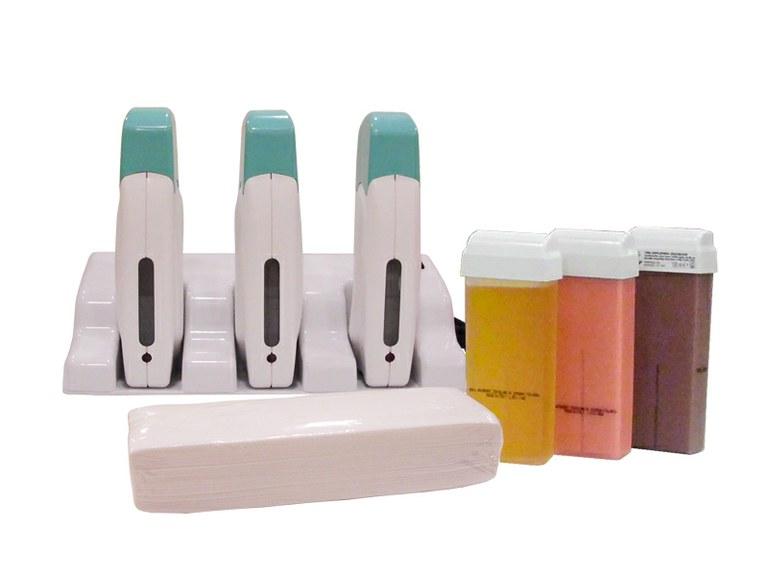 Foto Kit depilación profesional tryfly ( base + 3 aparatos )