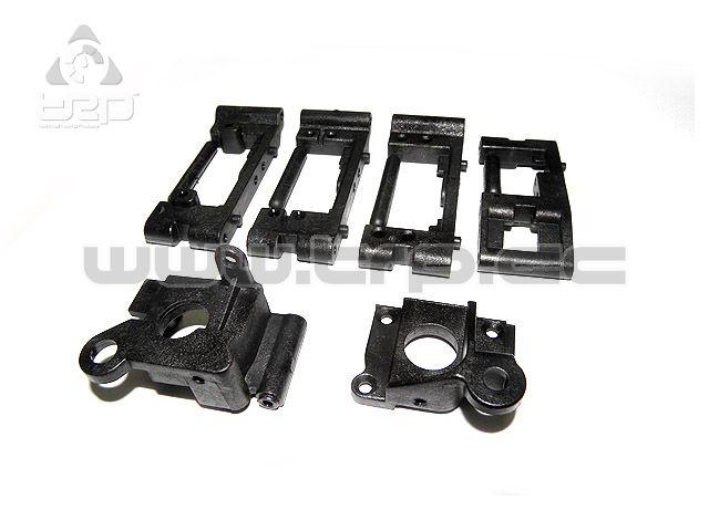 Foto Kit original bancada central y servos Kyosho Mini Inferno