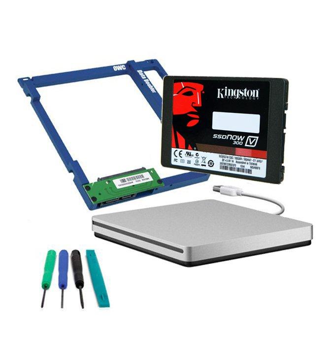 Foto Kit OWC Data Doubler MacBook/Macbook Pro + SSD 240GB Kingston