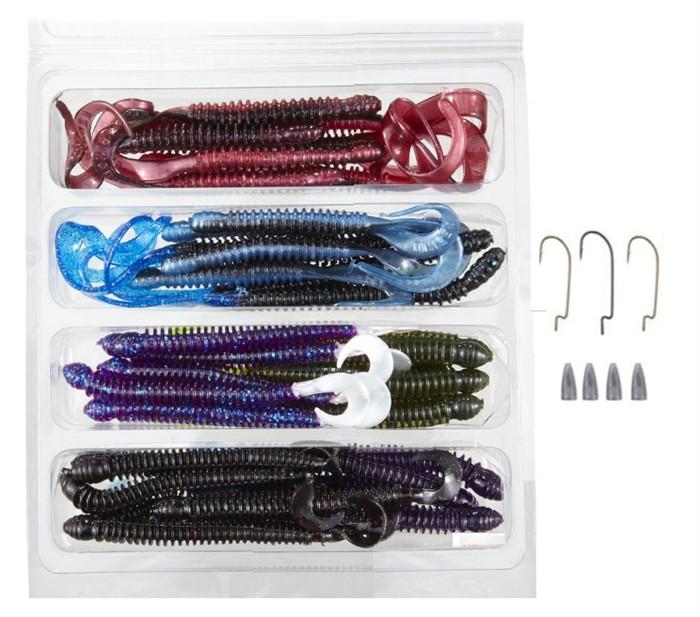 Foto kit señuelos flexibles luck e strike ringworm kit ringworm