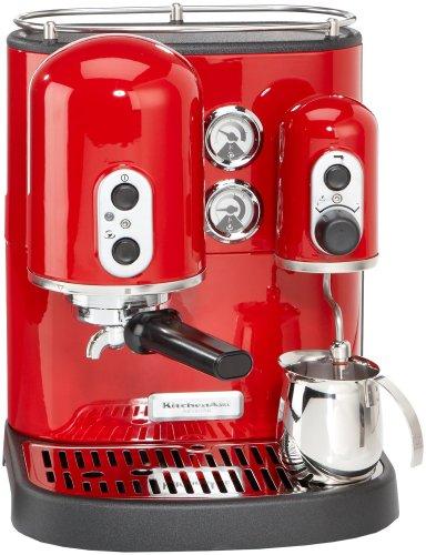 Foto KitchenAid Artisan KES 100 - Máquina de café espresso, color rojo