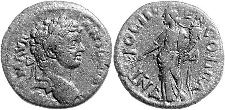 Foto Kleinasien Bronze aus Antiochia (Pisidia) 197-217