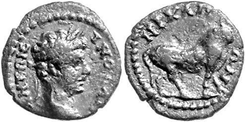 Foto Kleinasien Bronze aus Nikaia (Bithynia) 198-217