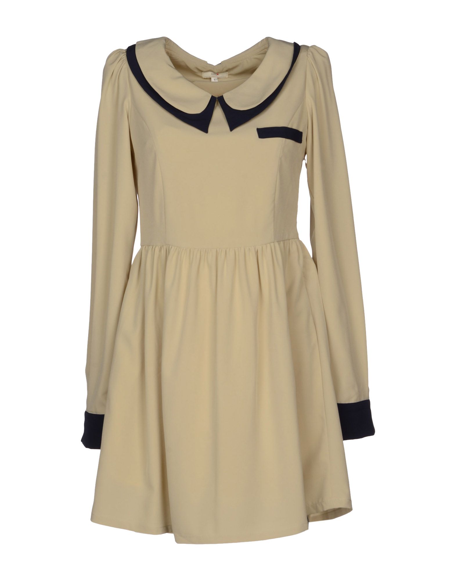 Foto kling minivestidos Mujer Beige
