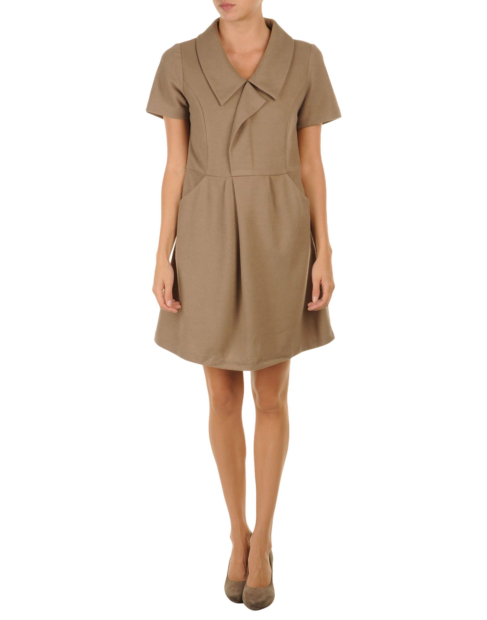 Foto kling minivestidos Mujer Gris rosado